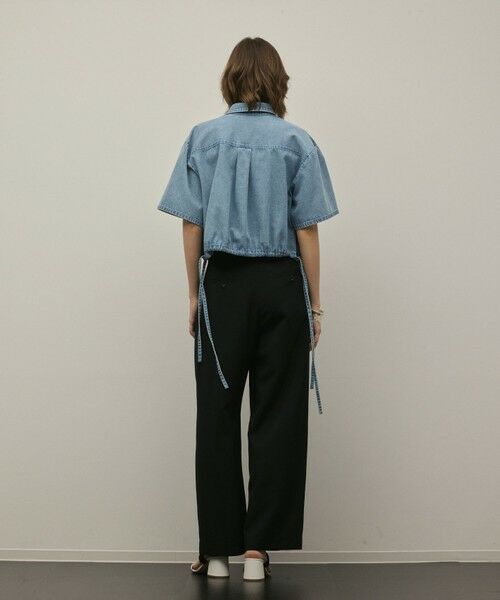 GRACE CONTINENTAL / グレースコンチネンタル シャツ・ブラウス | ハーフスリーブデニムシャツ | 詳細12