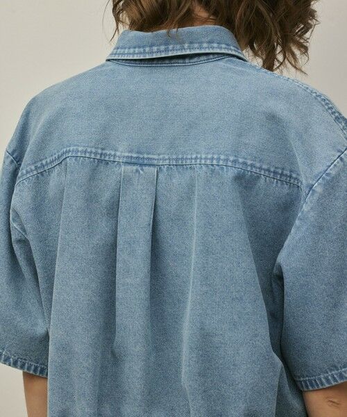 GRACE CONTINENTAL / グレースコンチネンタル シャツ・ブラウス | ハーフスリーブデニムシャツ | 詳細24