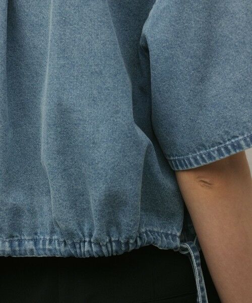 GRACE CONTINENTAL / グレースコンチネンタル シャツ・ブラウス | ハーフスリーブデニムシャツ | 詳細25