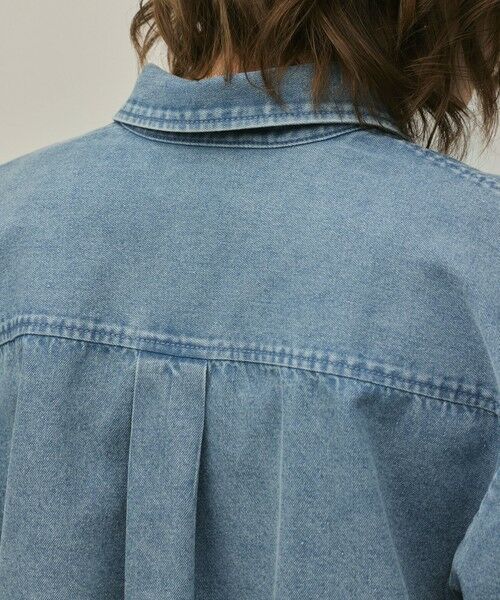 GRACE CONTINENTAL / グレースコンチネンタル シャツ・ブラウス | ハーフスリーブデニムシャツ | 詳細26