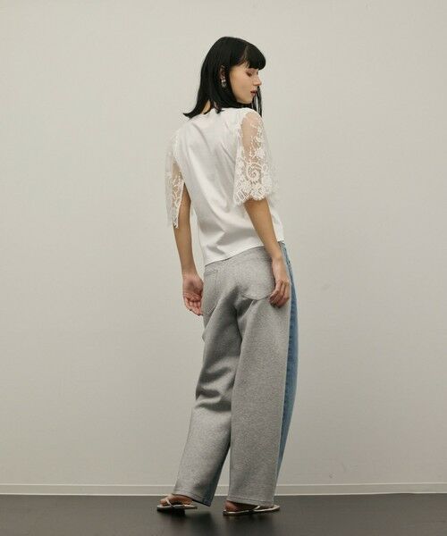 GRACE CONTINENTAL / グレースコンチネンタル カットソー | レースフレアカットトップ | 詳細12