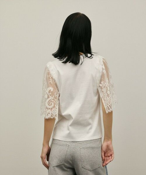 GRACE CONTINENTAL / グレースコンチネンタル カットソー | レースフレアカットトップ | 詳細5