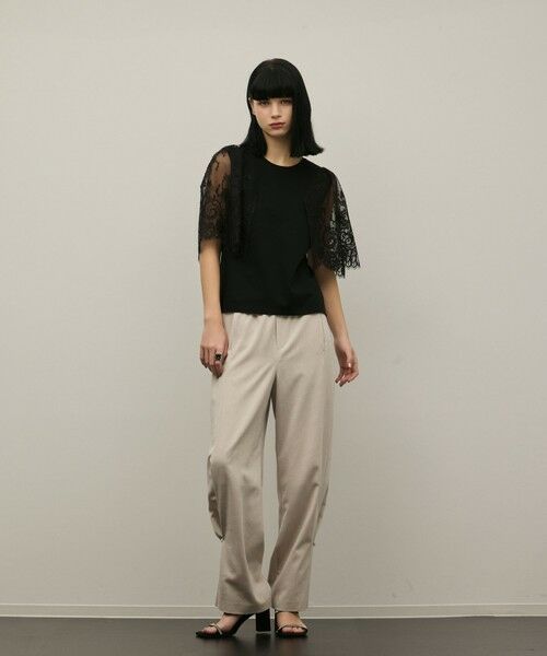 GRACE CONTINENTAL / グレースコンチネンタル カットソー | レースフレアカットトップ | 詳細16