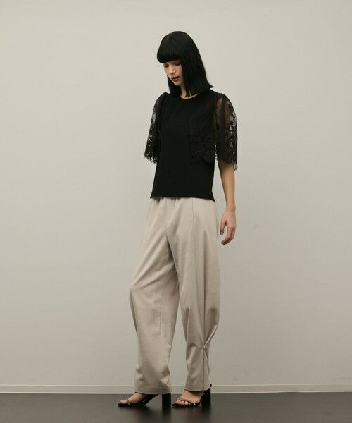 GRACE CONTINENTAL / グレースコンチネンタル カットソー | レースフレアカットトップ | 詳細18