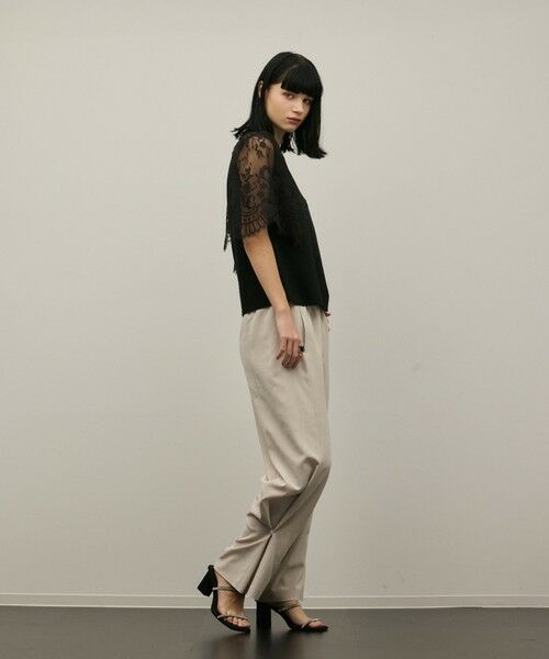 GRACE CONTINENTAL / グレースコンチネンタル カットソー | レースフレアカットトップ | 詳細19