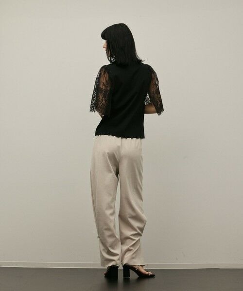 GRACE CONTINENTAL / グレースコンチネンタル カットソー | レースフレアカットトップ | 詳細20