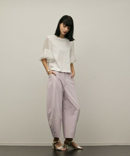 GRACE CONTINENTAL / グレースコンチネンタル カットソー | シフォンスリーブカットトップ | 詳細3