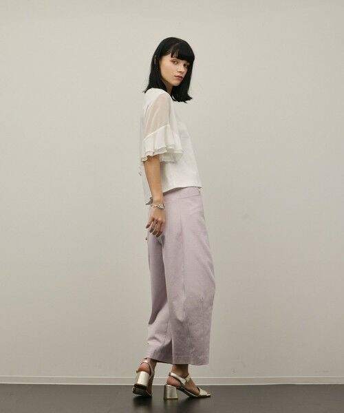 GRACE CONTINENTAL / グレースコンチネンタル カットソー | シフォンスリーブカットトップ | 詳細5