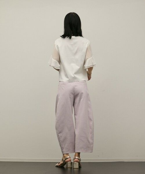 GRACE CONTINENTAL / グレースコンチネンタル カットソー | シフォンスリーブカットトップ | 詳細6