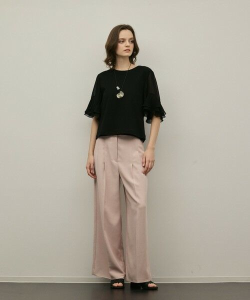 GRACE CONTINENTAL / グレースコンチネンタル カットソー | シフォンスリーブカットトップ | 詳細13