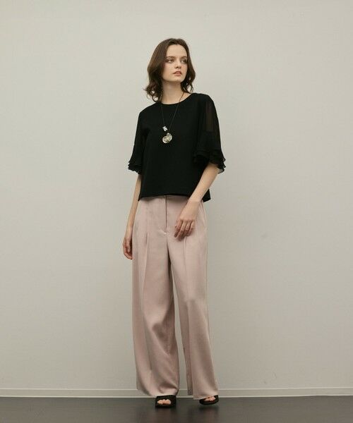 GRACE CONTINENTAL / グレースコンチネンタル カットソー | シフォンスリーブカットトップ | 詳細14