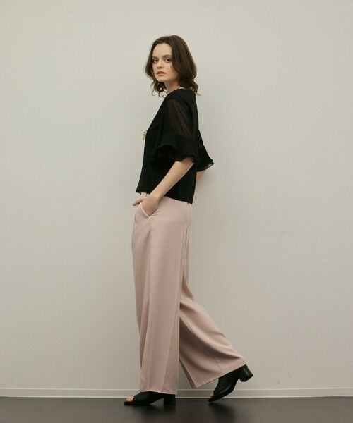 GRACE CONTINENTAL / グレースコンチネンタル カットソー | シフォンスリーブカットトップ | 詳細15