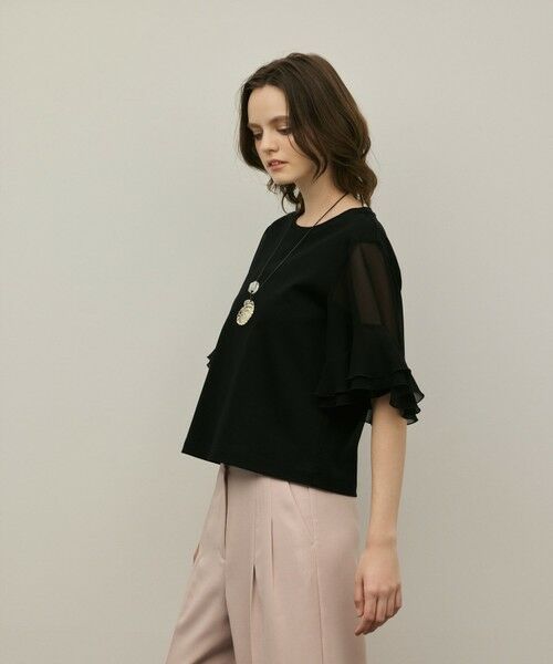 GRACE CONTINENTAL / グレースコンチネンタル カットソー | シフォンスリーブカットトップ | 詳細18