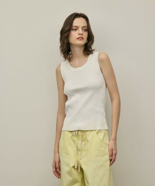 GRACE CONTINENTAL / グレースコンチネンタル タンクトップ | リブニットタンクトップ | 詳細4