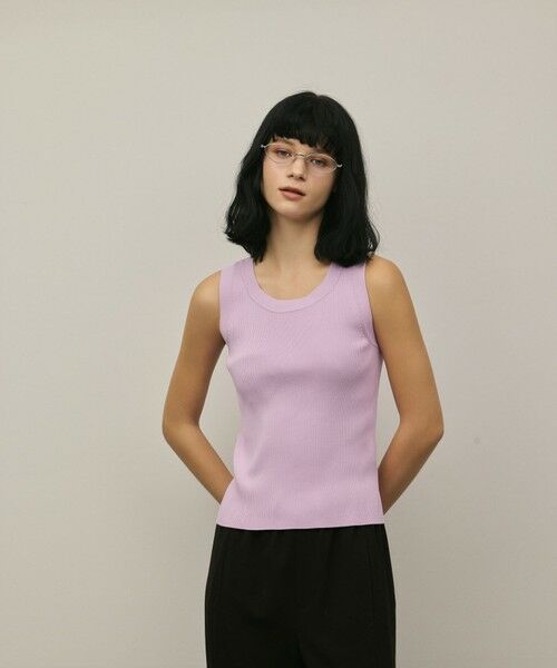 GRACE CONTINENTAL / グレースコンチネンタル タンクトップ | リブニットタンクトップ | 詳細12