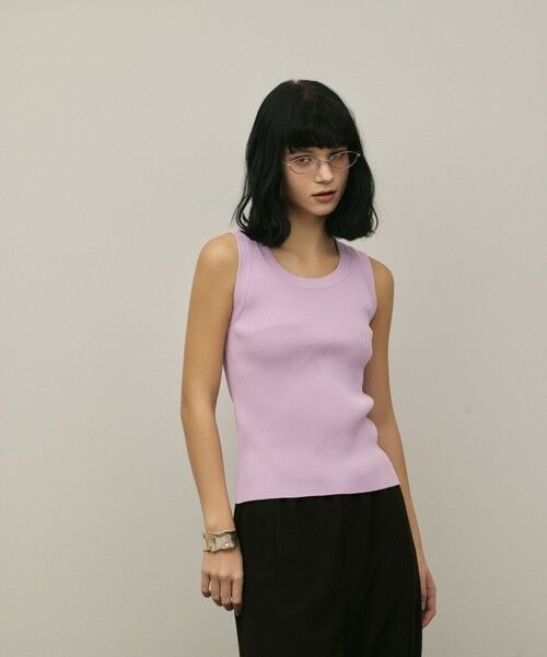GRACE CONTINENTAL / グレースコンチネンタル タンクトップ | リブニットタンクトップ | 詳細19