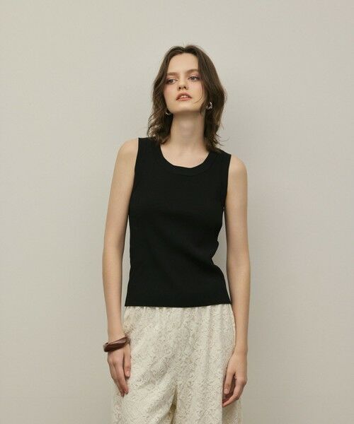 GRACE CONTINENTAL / グレースコンチネンタル タンクトップ | リブニットタンクトップ | 詳細27