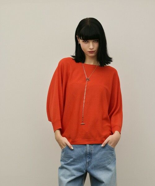 GRACE CONTINENTAL / グレースコンチネンタル カットソー | ドルマンニットトップ | 詳細5