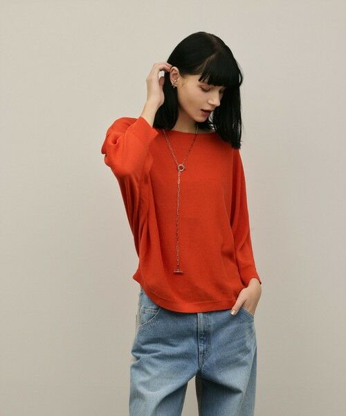 GRACE CONTINENTAL / グレースコンチネンタル カットソー | ドルマンニットトップ | 詳細6