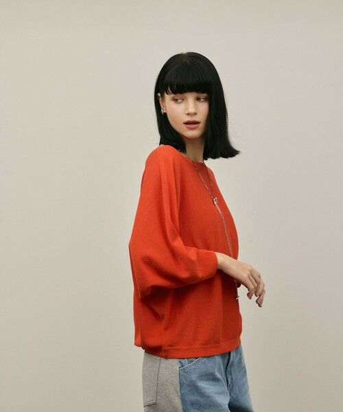 GRACE CONTINENTAL / グレースコンチネンタル カットソー | ドルマンニットトップ | 詳細8