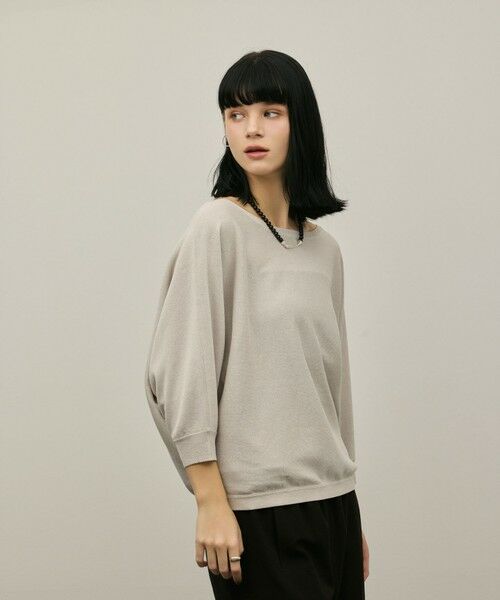 GRACE CONTINENTAL / グレースコンチネンタル カットソー | ドルマンニットトップ | 詳細16