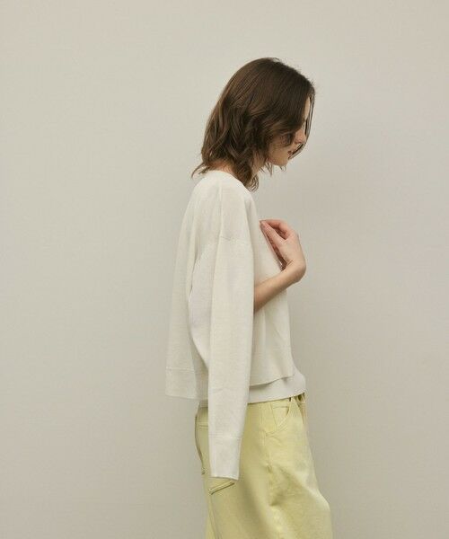 GRACE CONTINENTAL / グレースコンチネンタル カーディガン・ボレロ | スリーブスリットニットカーディガン | 詳細6