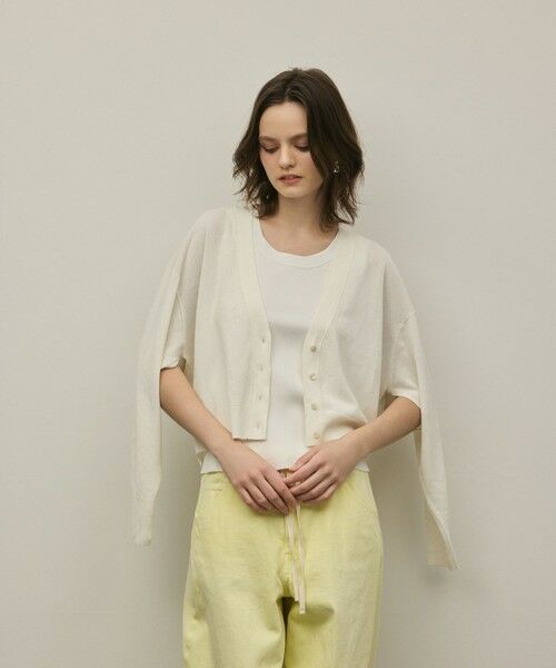 GRACE CONTINENTAL / グレースコンチネンタル カーディガン・ボレロ | スリーブスリットニットカーディガン | 詳細8