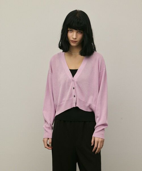 GRACE CONTINENTAL / グレースコンチネンタル カーディガン・ボレロ | スリーブスリットニットカーディガン | 詳細14