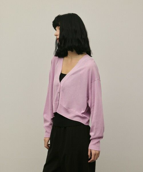 GRACE CONTINENTAL / グレースコンチネンタル カーディガン・ボレロ | スリーブスリットニットカーディガン | 詳細15