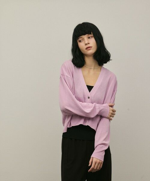 GRACE CONTINENTAL / グレースコンチネンタル カーディガン・ボレロ | スリーブスリットニットカーディガン | 詳細17