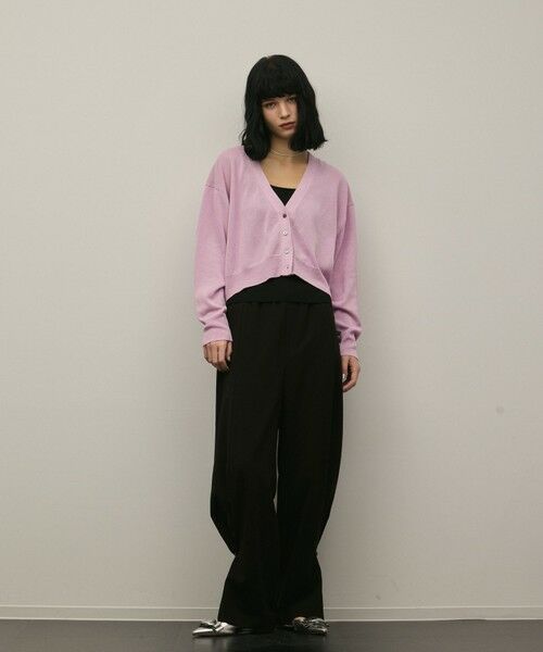 GRACE CONTINENTAL / グレースコンチネンタル カーディガン・ボレロ | スリーブスリットニットカーディガン | 詳細18