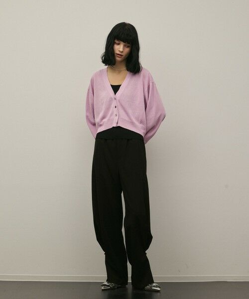 GRACE CONTINENTAL / グレースコンチネンタル カーディガン・ボレロ | スリーブスリットニットカーディガン | 詳細19