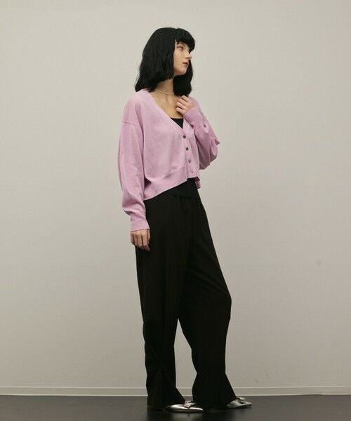 GRACE CONTINENTAL / グレースコンチネンタル カーディガン・ボレロ | スリーブスリットニットカーディガン | 詳細21