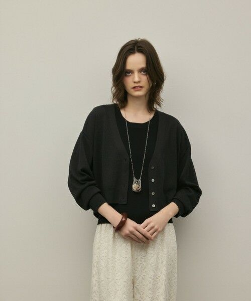 GRACE CONTINENTAL / グレースコンチネンタル カーディガン・ボレロ | スリーブスリットニットカーディガン | 詳細23