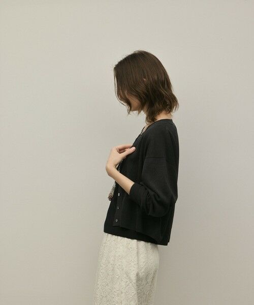 GRACE CONTINENTAL / グレースコンチネンタル カーディガン・ボレロ | スリーブスリットニットカーディガン | 詳細24