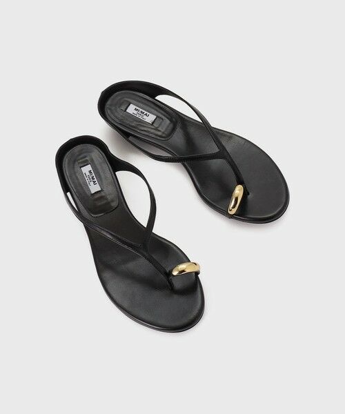 GRACE CONTINENTAL / グレースコンチネンタル サンダル | MI/MAI JUNO（ブラック）