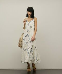 GRACE CONTINENTAL / グレースコンチネンタル ロング・マキシ丈ワンピース | ハンカチパッチワークキャミワンピース