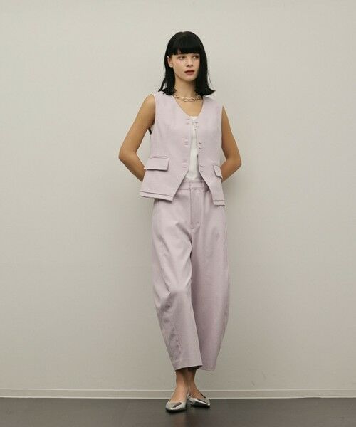 GRACE CONTINENTAL / グレースコンチネンタル その他パンツ | ドライオックスバレルパンツ（ラベンダー）