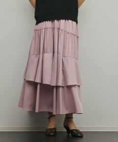 GRACE CONTINENTAL / グレースコンチネンタル ミニ・ひざ丈スカート | ロングティアードスカート