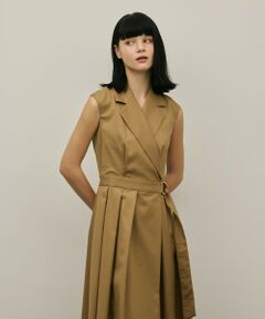 GRACE CONTINENTAL / グレースコンチネンタル ロング・マキシ丈ワンピース | カシュクールタックフレアワンピース