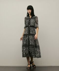 GRACE CONTINENTAL / グレースコンチネンタル ロング・マキシ丈ワンピース | ペイズリーカレイドプリントワンピース