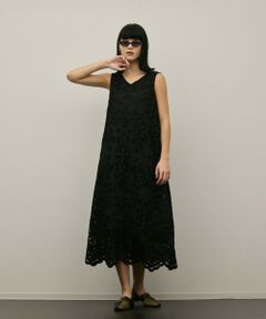 GRACE CONTINENTAL / グレースコンチネンタル ロング・マキシ丈ワンピース | フラワーカットワークワンピース