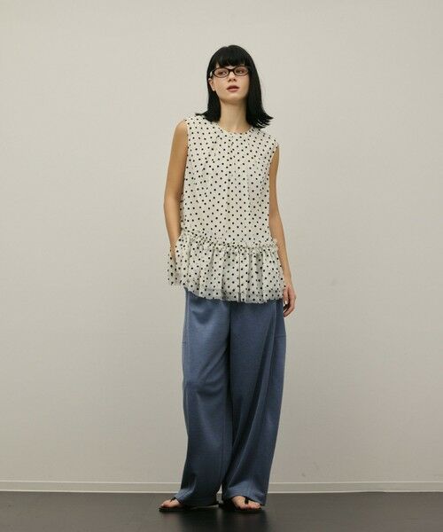 GRACE CONTINENTAL / グレースコンチネンタル シャツ・ブラウス | チュールティアードブラウス | 詳細2