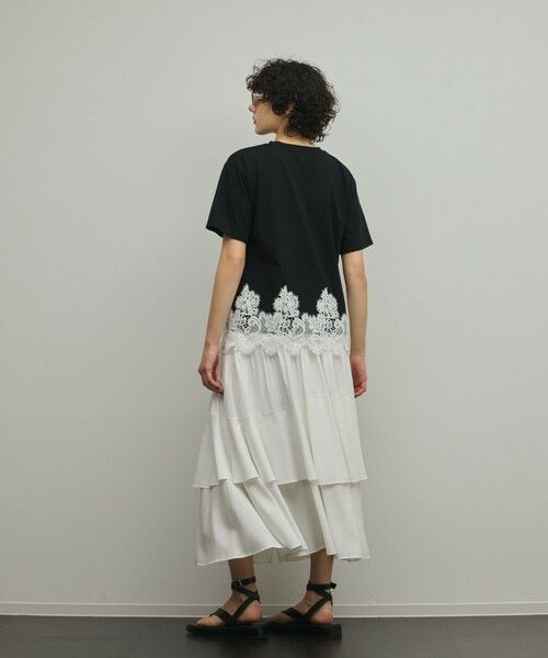 GRACE CONTINENTAL / グレースコンチネンタル カットソー | レースヘムロゴTシャツ | 詳細21