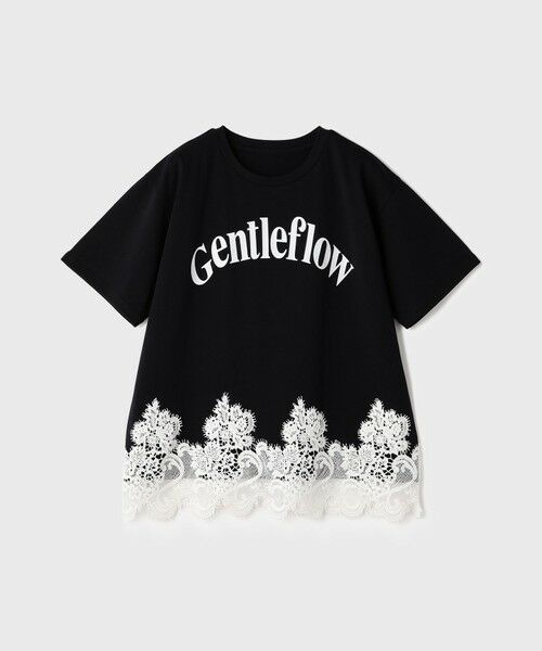 GRACE CONTINENTAL / グレースコンチネンタル カットソー | レースヘムロゴTシャツ | 詳細26