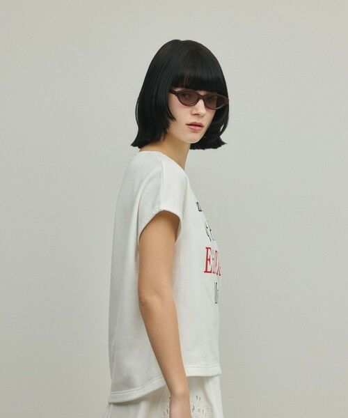 GRACE CONTINENTAL / グレースコンチネンタル カットソー | ルーズロゴTシャツ | 詳細1