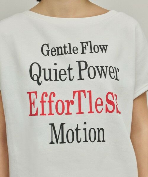 GRACE CONTINENTAL / グレースコンチネンタル カットソー | ルーズロゴTシャツ | 詳細9