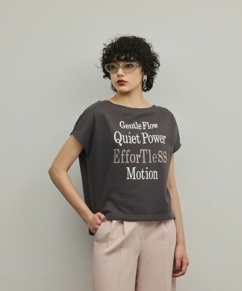GRACE CONTINENTAL / グレースコンチネンタル カットソー | ルーズロゴTシャツ | 詳細12
