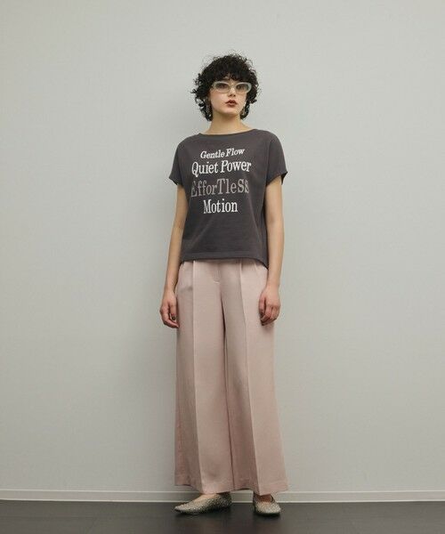 GRACE CONTINENTAL / グレースコンチネンタル カットソー | ルーズロゴTシャツ | 詳細16