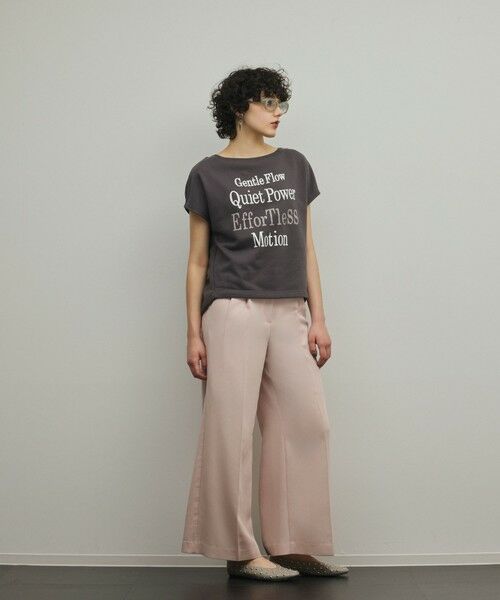 GRACE CONTINENTAL / グレースコンチネンタル カットソー | ルーズロゴTシャツ | 詳細18
